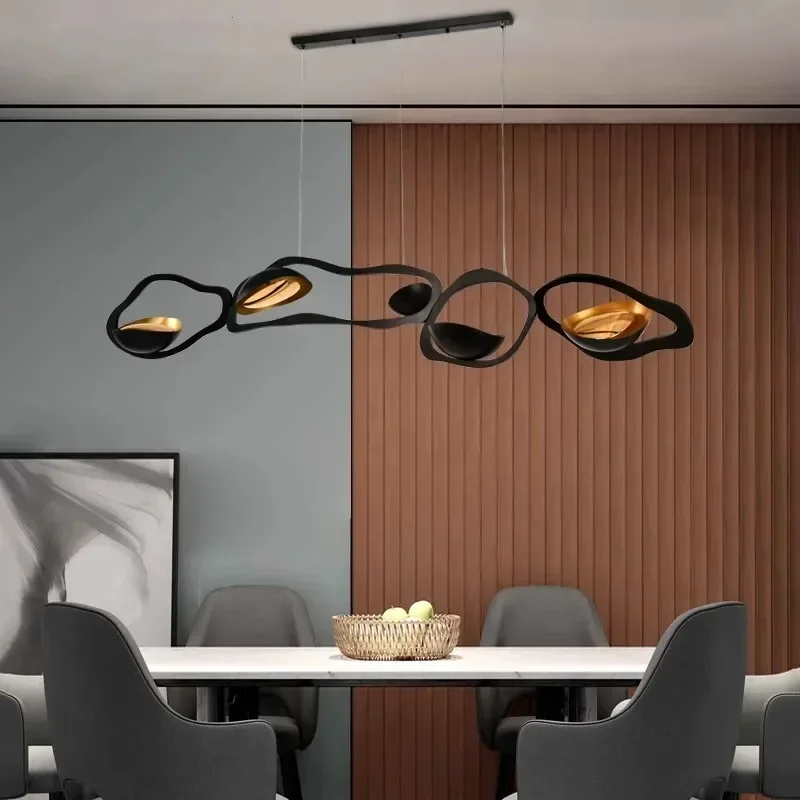 Desk Setup Minimalist - Luminaire suspendu LED minimaliste nordique pour
