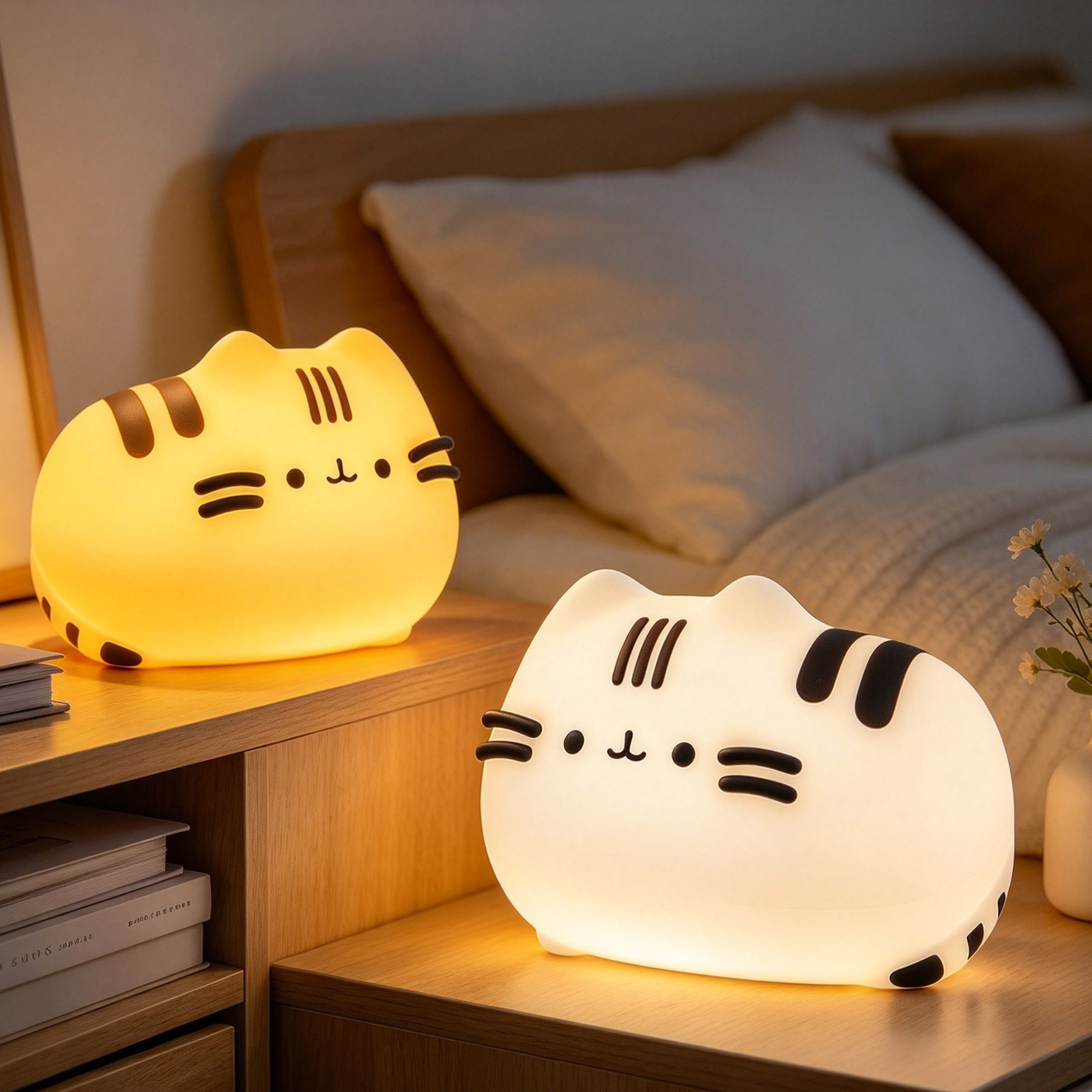 Desk Setup Lamp - Lampe de chevet en silicone, lumière