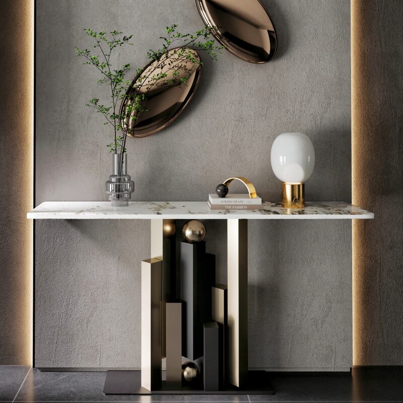 Desk Setup Minimalist - Tables consoles Glamour Delicacy, meubles créatifs