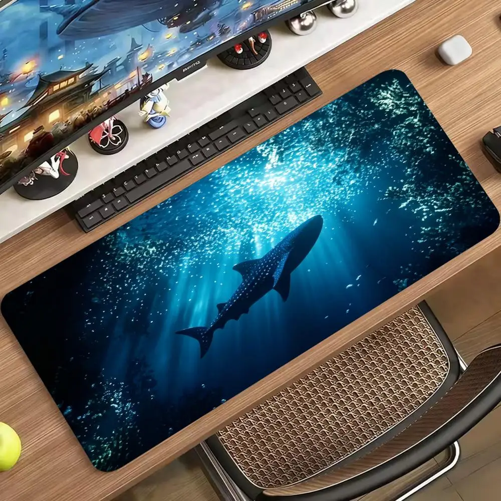 Desk Setup Pc And Laptop - Grand tapis de souris pour jeux,