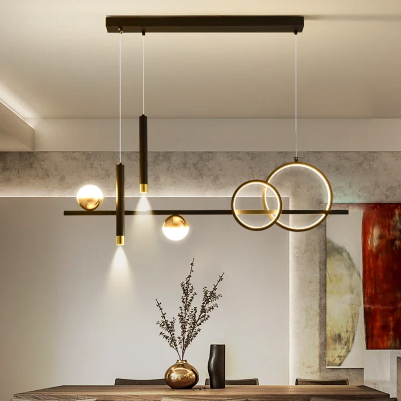 Desk Setup Minimalist - Luminaires de table à manger minimalistes