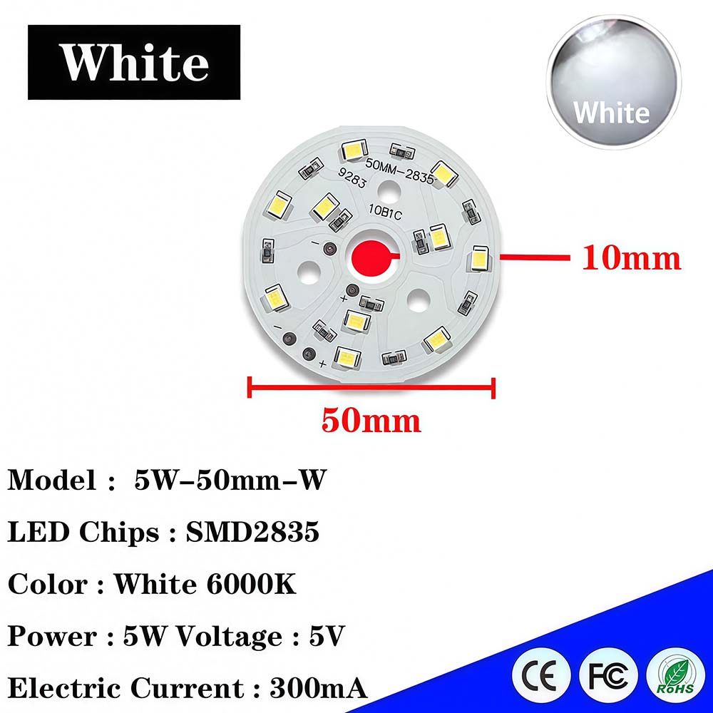 5-10 pièces 5W 10W Blanc 6000K - Desk Setup Lamp avis et prix