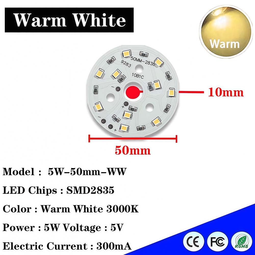 5-10 pièces 5W 10W Blanc 6000K - Desk Setup Lamp avis et prix