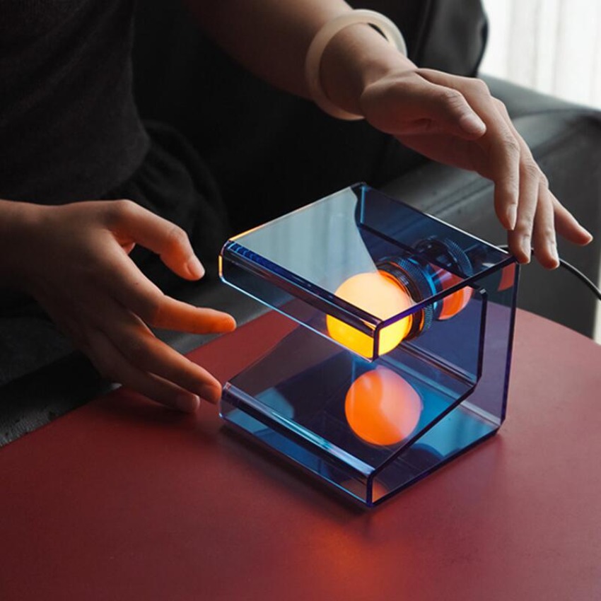 Lampe de table cube moderne en - Desk Setup Minimalist avis et prix